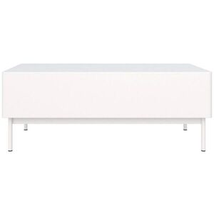 Selsey KONFERENČNÍ stolek Olio Bílý se dvěma výklopnými dvířky 100 x 53 cm obraz