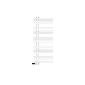 LuxeBath KOUPELNOVÝ radiátor Iron EM 500 × 1200 mm, bílý, s průchozím ventilem obraz