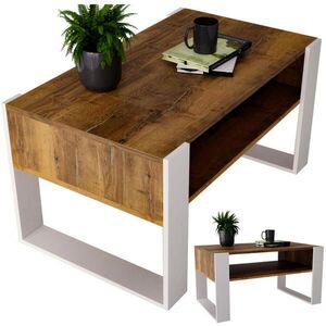 CraftPAK KONFERENČNÍ STOLEK Dřevotřísková deska, obdélníkový, stabilní, ořechová barva 45/53, 6/92 cm obraz