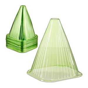 Relaxdays KRYT Zelený 80ks-sada PVC obraz