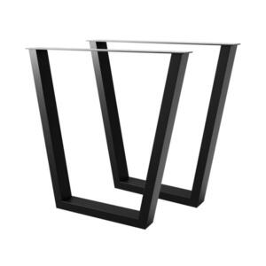 Metalo Pro KOVOVÉ NOHY KE STOLU Atria Lite sada 2 ks černá 72 cm obraz