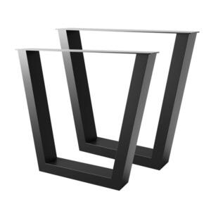 Metalo Pro KOVOVÉ NOHY KE STOLU Atria Lite Extreme sada 2 ks černá 72 cm obraz