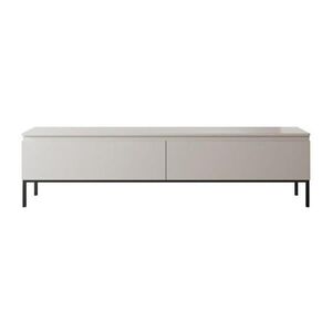 Selsey TV stolek Bemmi kašmírově šedý na kovovém podstavci 150/46/32 cm obraz