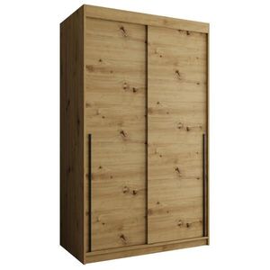 Home Collective ŠATNÍ SKŘÍŇ S POSUVNÝMI DVEŘMI 120 cm šířka, Artisan s černým úchytem obraz