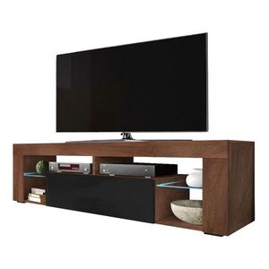 Selsey TV stolek Bianko ořech / černý 140/50/35 cm obraz