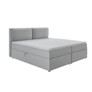 S-Style POSTEL BOXSPRING 200/200 cm Eclipse ze šedého mikrovlákna obraz