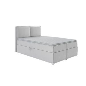 S-Style POSTEL BOXSPRING 140/200 cm Eclipse ze stříbrného mikrovlákna obraz