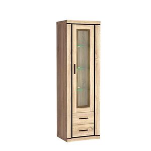 MASSENO VITRÍNA MALAGA 58/192/45 cm Dub Sonoma obraz