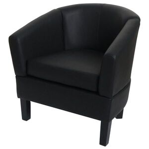 MCW LOUNGE KŘESLO Černé obraz
