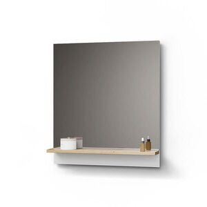 Livinity® KOUPELNOVÁ ZRCADLOVÁ SKŘÍŇKA Timavo Bílá 60 x 67 cm s policí obraz