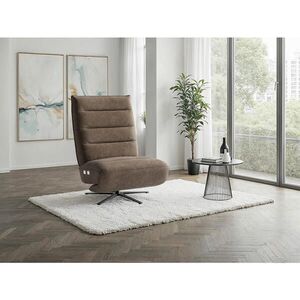 Sit & More RELAXAČNÍ KŘESLO, textil, hnědá obraz
