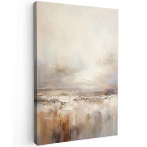 MuchoWow OBRAZ NA PLÁTNĚ Umění - Industriální - Šedá - Hnědá - Abstraktní 20x30 cm obraz