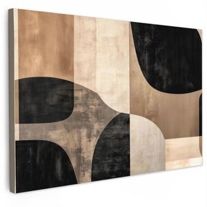 MuchoWow OBRAZ NA PLÁTNĚ Abstraktní - Letadla - Černá - Kulatá 120x80 cm obraz