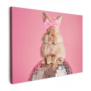 MuchoWow OBRAZ NA PLÁTNĚ Luk - Discoball - Králík 40x30 cm obraz