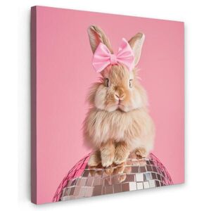 MuchoWow OBRAZ NA PLÁTNĚ Luk - Discoball - Králík 50x50 cm obraz