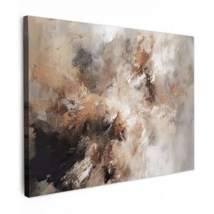 MuchoWow OBRAZ NA PLÁTNĚ Barva - abstraktní - béžová - umění 40x30 cm obraz