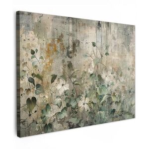 MuchoWow OBRAZ NA PLÁTNĚ Květiny - listy - abstraktní - moderní 80x60 cm obraz