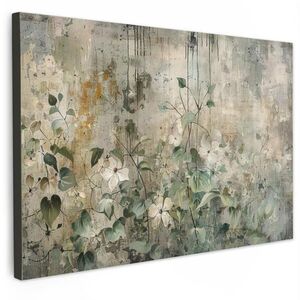 MuchoWow OBRAZ NA PLÁTNĚ Květiny - listy - abstraktní - moderní 60x40 cm obraz