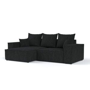 AltaBeds ROHOVÁ SEDAČKA SENSO, textil, Černá obraz