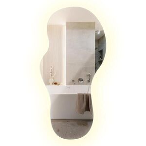 TULUP LED NÁSTĚNNÉ ZRCADLO 45x90 cm asymetrické 4000K obraz