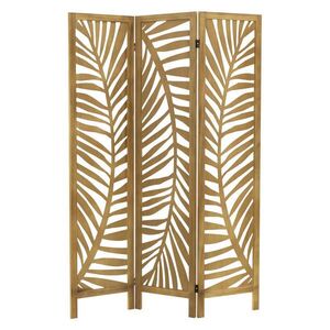 ML-DESIGN PARAVENT 3dílný Fukuoka 170x121 cm přírodní ze dřeva obraz