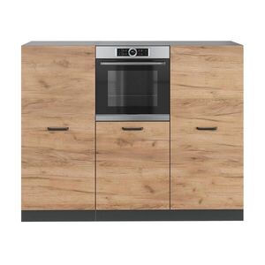 Vicco KUCHYŇSKÝ BLOK R-Line Zlatý dub power/antracit 180 cm bez pracovní desky obraz