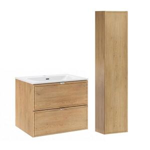 Petits-meubles KOUPELNOVÝ NÁBYTEK 61cm Elias 2er-Set Dřevo obraz