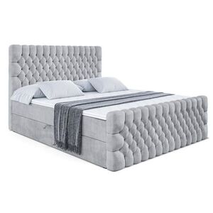 ALTDECOR AMERICKÁ postel SERENE-Z – 180 x 200 – H4 – světle šedá obraz