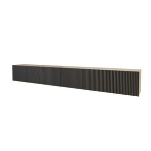 ALTDECOR NÍZKÁ komoda NOA-2-W 3x100x40x40 cm – Artisan / černá obraz