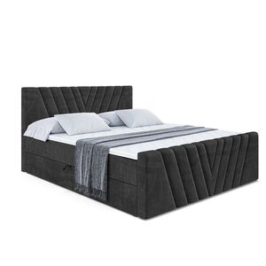 ALTDECOR AMERICKÁ postel ERNINA-Z – 180 × 200 cm – H4 – černá obraz