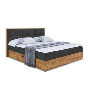 ALTDECOR AMERICKÁ postel s matrací H3 a roštem – LOLLI7 – 120 x 200 – černá obraz