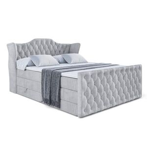 ALTDECOR POSTEL boxspring VILA-Z KING – 200 x 200 – H3/H4 – světle šedá obraz