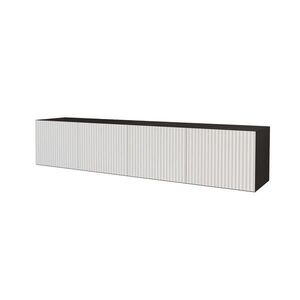 ALTDECOR NÍZKÁ komoda NOA-2-W 2x100x40x40 cm – černá / bílá obraz