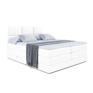 ALTDECOR POSTEL boxspring OHIO KING – 120 × 200 – H3/H4 – vysoce lesklá bílá obraz