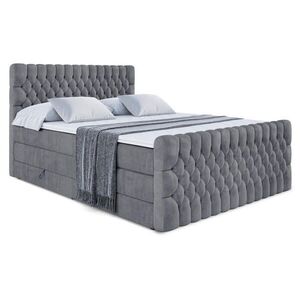ALTDECOR POSTEL boxspring SERENE-Z KING – 140 x 200 – H3/H4 – tmavě šedá obraz
