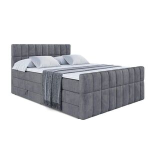 ALTDECOR POSTEL boxspring MIAMI-Z KING – 200 x 200 – H3/H4 – tmavě šedá obraz