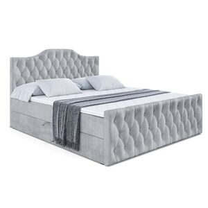 ALTDECOR AMERICKÁ postel VILA-1-Z – 120 × 200 cm – H3 – světle šedá obraz