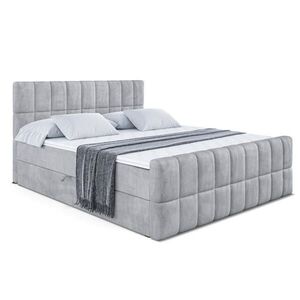 ALTDECOR AMERICKÁ postel MIAMI-Z – 180 × 200 cm – H3 – světle šedá obraz