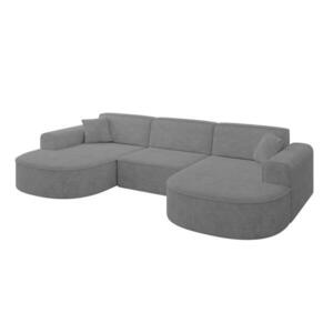 ALTDECOR SEDACÍ SOUPRAVA MARI-U1 – 303x171x79 cm tmavě šedá varianta veluru obraz