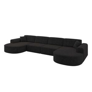 ALTDECOR SEDACÍ souprava MARI-U2 – 388 x 171 x 79 cm, černá Tissu obraz