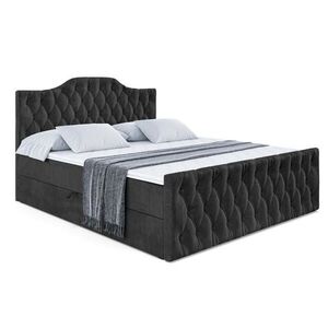 ALTDECOR AMERICKÁ postel VILA-1-Z – 140 × 200 cm – H4 – černá obraz