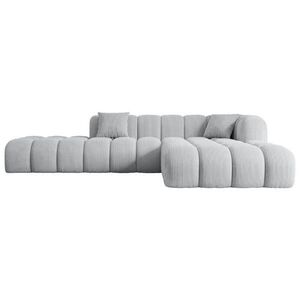 ALTDECOR ROHOVÁ SEDACÍ SOUPRAVA s otomanem vpravo OLEA-L2 – 289 × 176 × 71 cm, šedá obraz