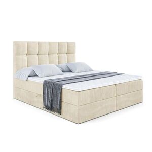 ALTDECOR AMERICKÁ postel s matrací H4 a roštem – RICAR – 180x200, béžová obraz