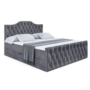 ALTDECOR AMERICKÁ postel VILA-1-Z – 180 × 200 cm – H3 – tmavě šedá obraz