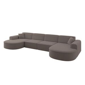 ALTDECOR SEDACÍ souprava MARI-U2 – 388 x 171 x 79 cm, hnědá buklé obraz