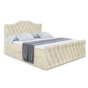 ALTDECOR AMERICKÁ postel VILA-1-Z – 200 x 200 cm – H4 – béžová obraz