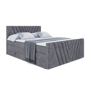 ALTDECOR POSTEL boxspring ERNINA-Z KING – 180x200 – H3/H4 – tmavě šedá obraz