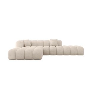 ALTDECOR ROHOVÁ SEDACÍ SOUPRAVA s otomanem vlevo OLEA-L2 – 289 × 176 × 71 cm šedohnědá obraz