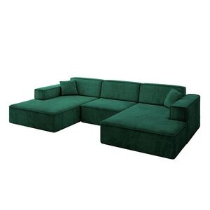 ALTDECOR SEDACÍ SOUPRAVA IREA-U1-v4 – 301 x 165 x 77 cm, zelená obraz
