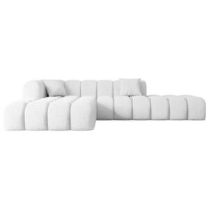 ALTDECOR ROHOVÁ SEDACÍ SOUPRAVA s otomanem vlevo OLEA-L2 - 289x176x71 cm bílá obraz